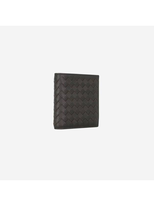 Intrecciato Small Folder Half Wallet Brown - BOTTEGA VENETA - BALAAN 3