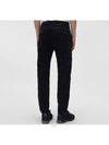 Lens Wappen Zipper Cargo Track Pants Black - CP COMPANY - BALAAN 4