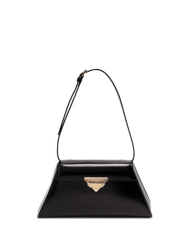 brushed leather shoulder bag 1BD343ZO6VOOO F0002 NERO B0170480876 - PRADA - BALAAN 1