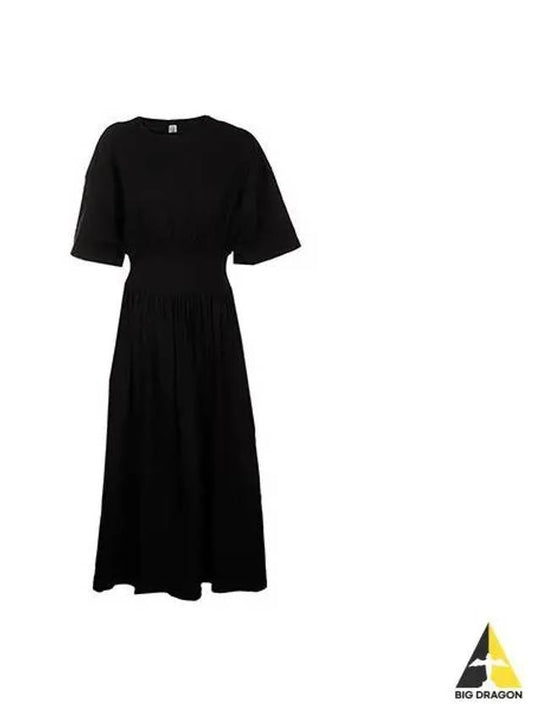 Toteme Women s Elastic Waist Maxi Dress Black 213654770 - TOTEME - BALAAN 1