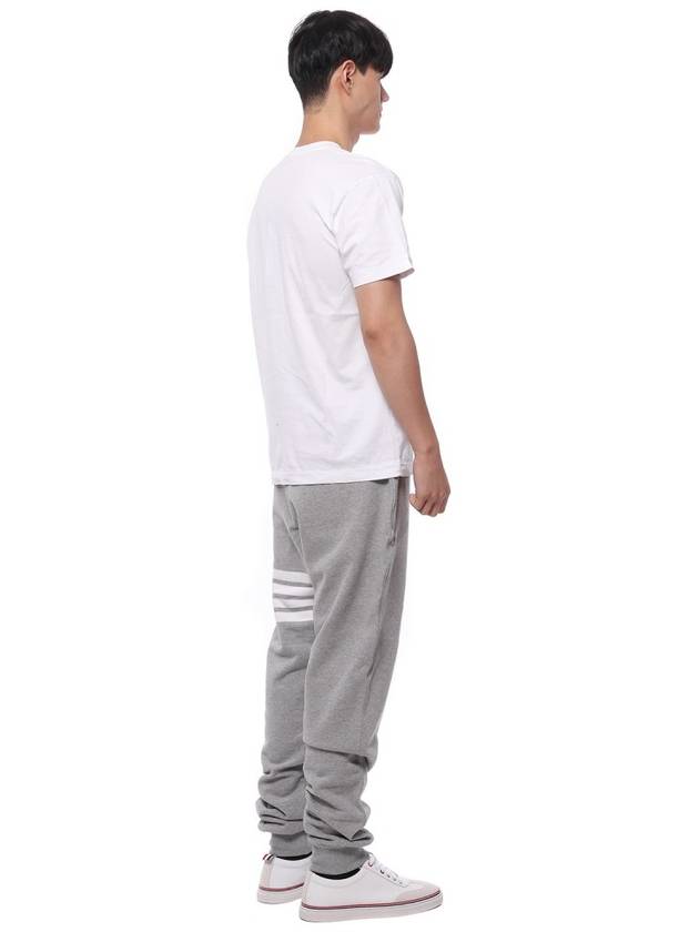 Men's Classic Loopback Engineered 4-Bar Sweatpants Light Grey - THOM BROWNE - BALAAN 7