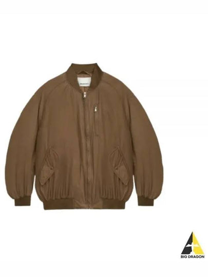 Bakya Zipper Bomber Jacket Brown - ISABEL MARANT - BALAAN 2