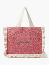 Logo Crochet Frill Tote Bag - GANNI - BALAAN 5