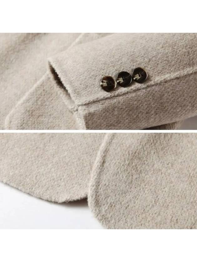 Notched lapel collar wool blend jacket JK126 - IKALOOOK - BALAAN 4