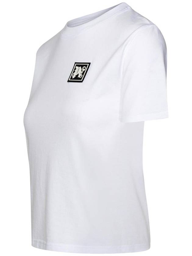 Short Sleeve T-Shirt PWAA044 R24JER0020110 WHITE - PALM ANGELS - BALAAN 3