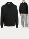 Wappen Patch Classic Fleece Hoodie Black - STONE ISLAND - BALAAN 2