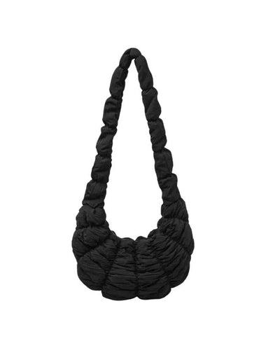 Ripple Crossbody Bag Black - COS - BALAAN 1