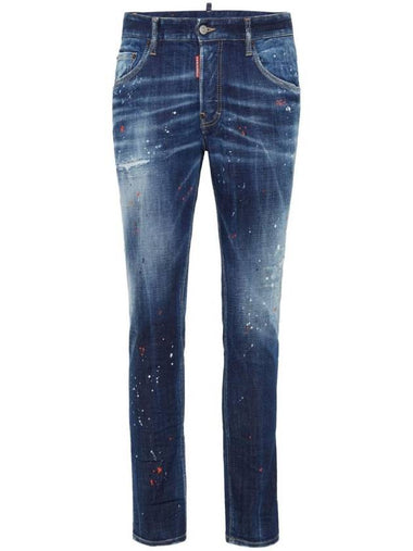 Medium Easy Wash Skater Jeans Navy - DSQUARED2 - BALAAN 1