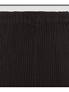 Skirt hatching pleated dark brown size 2 - ISSEY MIYAKE - BALAAN 6