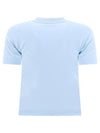 Le Gros Grain Short Sleeve T-Shirt Light Blue - JACQUEMUS - BALAAN 3