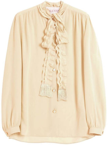 Valentino Shirts Beige - VALENTINO - BALAAN 1