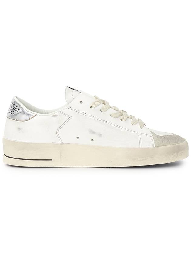 Stardan Leather Low Top Sneakers White Grey - GOLDEN GOOSE - BALAAN 5