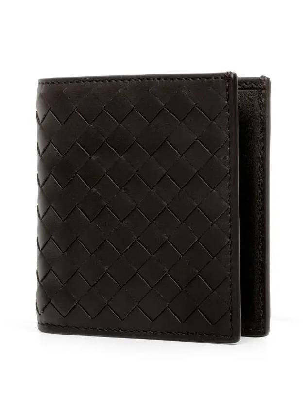 Intrecciato Small Folder Half Wallet Brown - BOTTEGA VENETA - BALAAN 5