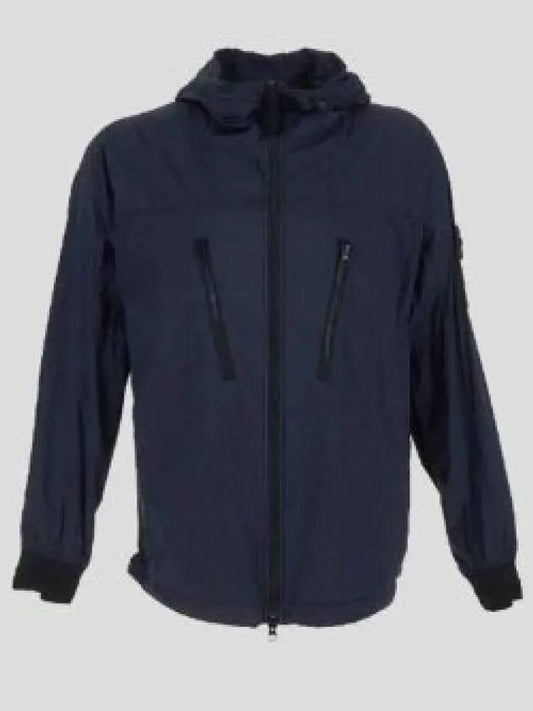 Skin Touch Nylon TC Hooded Jacket Navy - STONE ISLAND - BALAAN 2