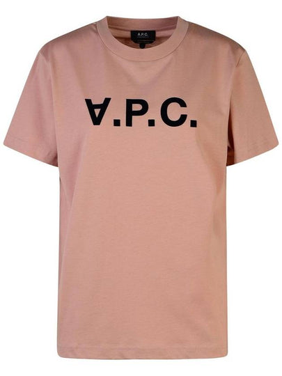 Standard Grand VPC Short Sleeve T-Shirt Pink - A.P.C. - BALAAN 2