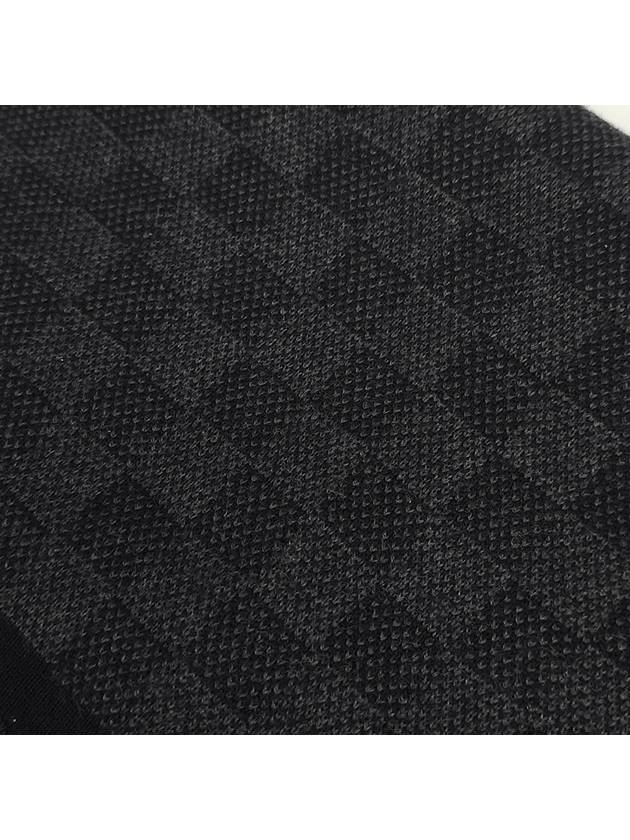 M70028 100 wool Damier logo muffler - LOUIS VUITTON - BALAAN 6