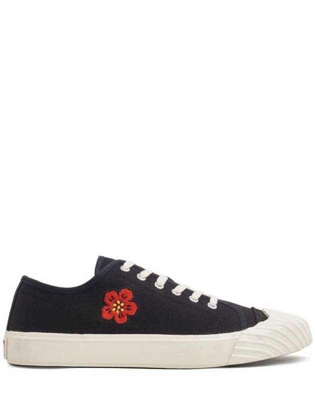 School Flower Low Top Sneakers Black - KENZO - BALAAN 2