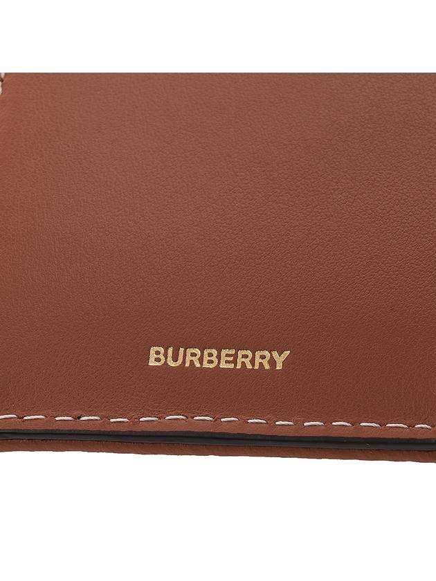 Check Half Wallet Beige - BURBERRY - BALAAN 9