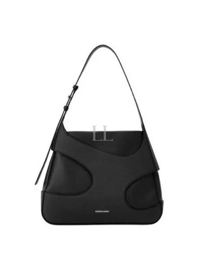 Cutout Detail Shoulder Bag Bag Black - SALVATORE FERRAGAMO - BALAAN 2