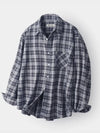 Forest Memory Check Shirt Charcoal - INDUST - BALAAN 4