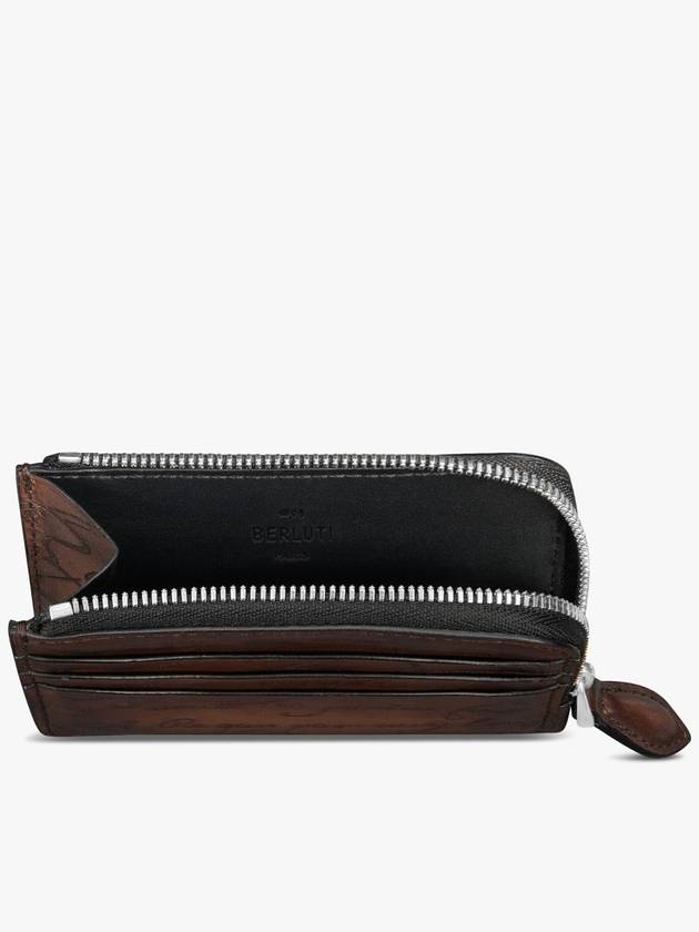 Core Logic Scritto Leather Zipper Card Holder - BERLUTI - BALAAN 4