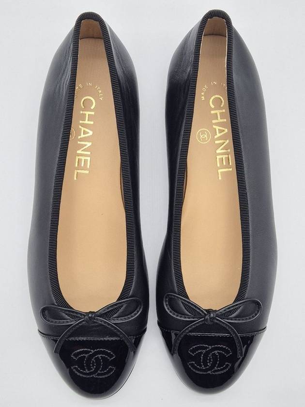 Lambskin Ballerina Flats Black - CHANEL - BALAAN 8