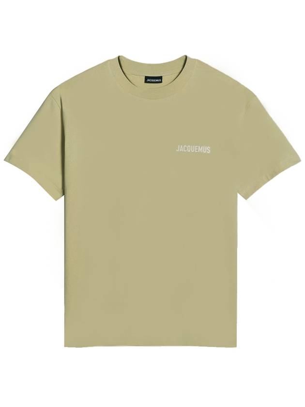 Le Logo Short Sleeve T-Shirt Khaki - JACQUEMUS - BALAAN 2