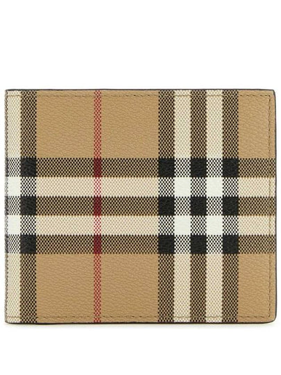 Men's Vintage Check Half Wallet Beige - BURBERRY - BALAAN 2