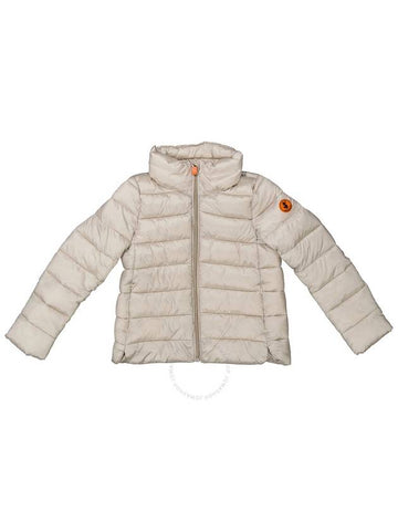 Save The Duck Girls Shell Beige Down Puffer Jacket, Size 8 - SAVE THE DUCK - BALAAN 1