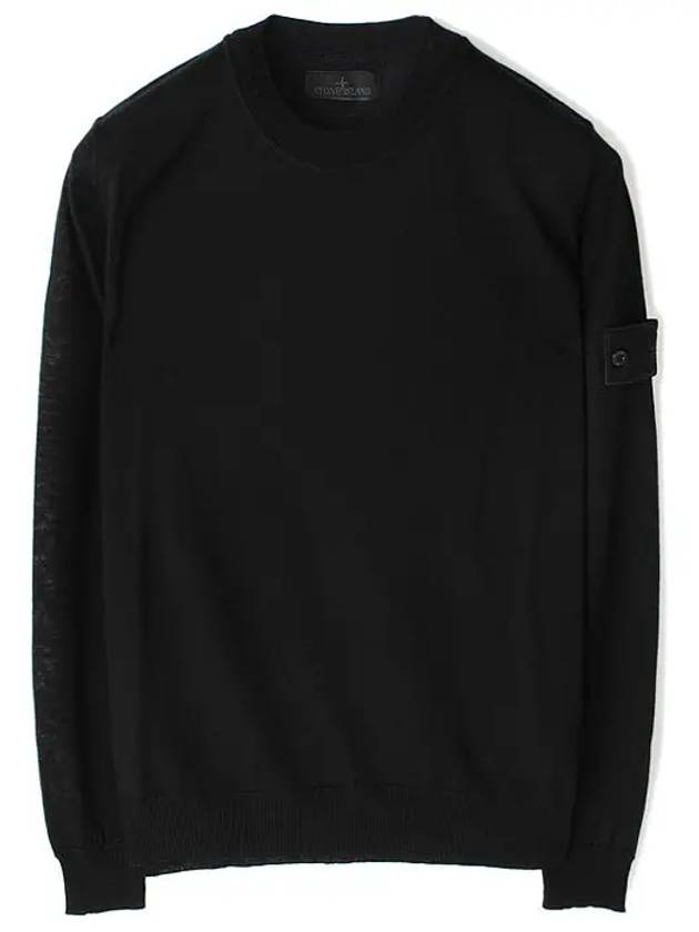 Stone Island Sweater 8115566FC V0029 Black - STONE ISLAND - BALAAN 2