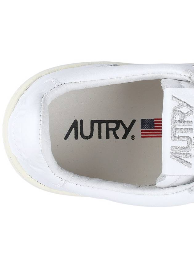 Medalist Leather Low Top Sneakers White - AUTRY - BALAAN 9