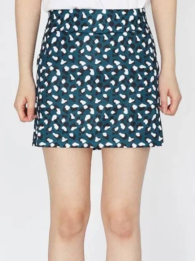 Amelie print skirt blue - J.LINDEBERG - BALAAN 2