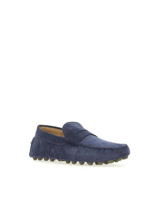 Gommino Bubble Suede Driving Shoes Navy - TOD'S - BALAAN 2