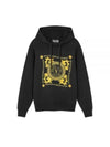 V Emblem Chain Hoodie Black - VERSACE - BALAAN 2