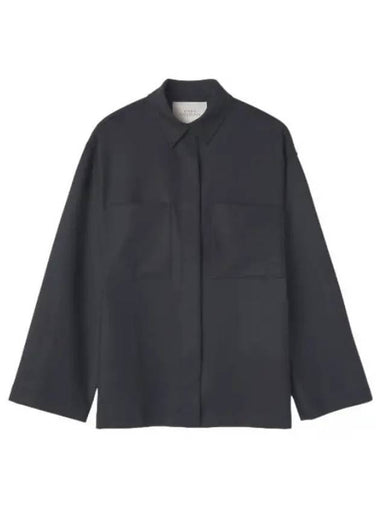 Military overshirt darkest navy - STUDIO NICHOLSON - BALAAN 1