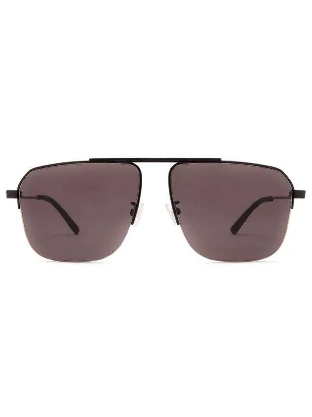 Eyewear Metal Frame Aviator Square Sunglasses Black - BOTTEGA VENETA - BALAAN 1
