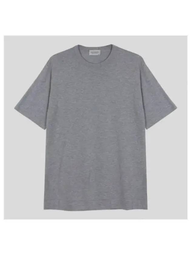 Roca Knit T Shirt Silver - JOHN SMEDLEY - BALAAN 1