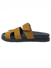 Chypre Suede Goatskin Sandals Brown - HERMES - BALAAN 2