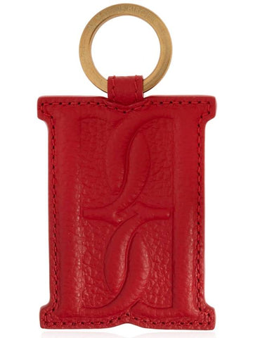 By Malene Birger Leather Keyring Monno, Women's, Red - BY MALENE BIRGER - BALAAN 1