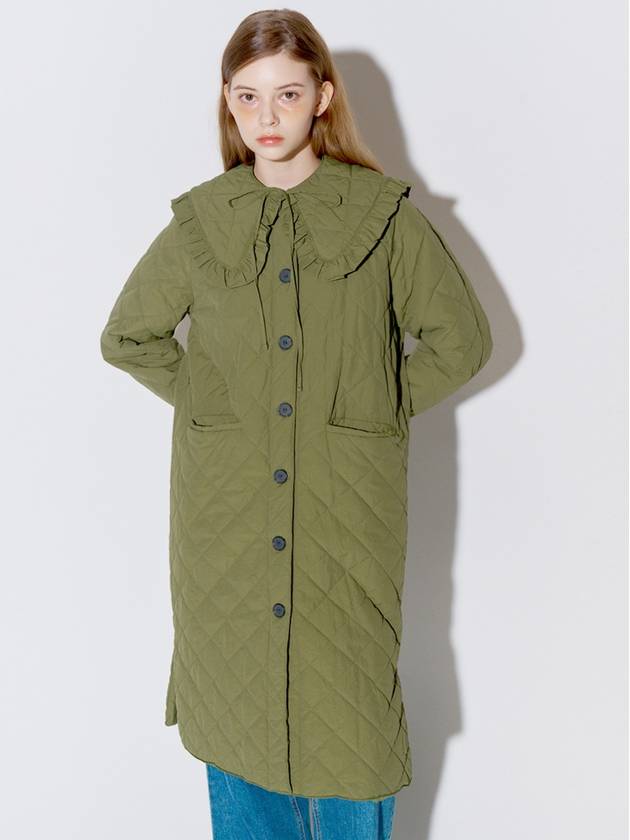 SAILOR KARA QUILTED COAT KHAKI - OPENING SUNSHINE - BALAAN 3