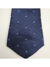 Men s tie silk CC logo navy AAA053 - CHANEL - BALAAN 9