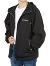 Men's Horseferry Logo Hooded Jacket Black - BURBERRY - BALAAN 9