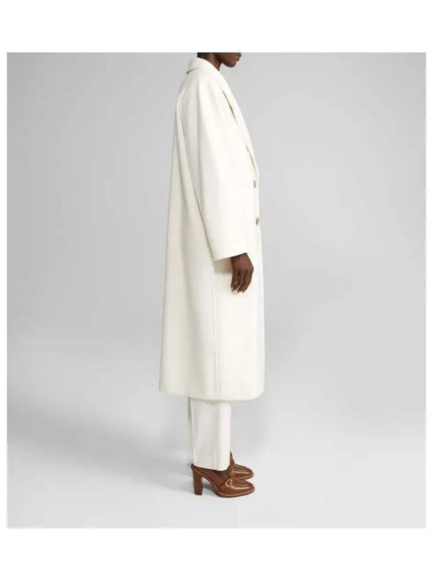 Women's Madame Icon Double Coat White - MAX MARA - BALAAN.