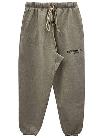 Essential Logo Tapered Fleece Sweatpants Heather Gray Men s Pants 130HO242029F 367 TJ - FEAR OF GOD - BALAAN 1