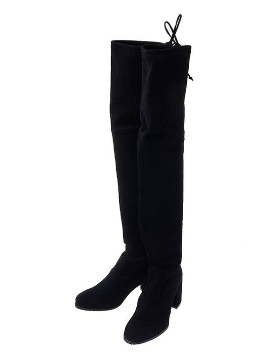 Thai ankle thighhigh boots? TIELANDSUS BLK - STUART WEITZMAN - BALAAN 1