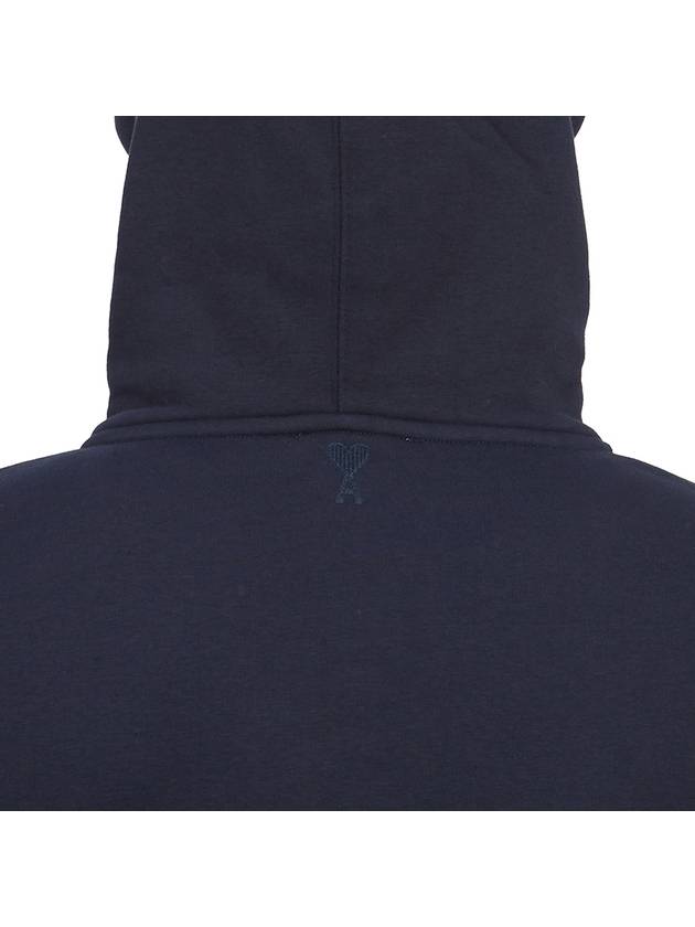 Label Hoodie Navy - AMI - BALAAN 9