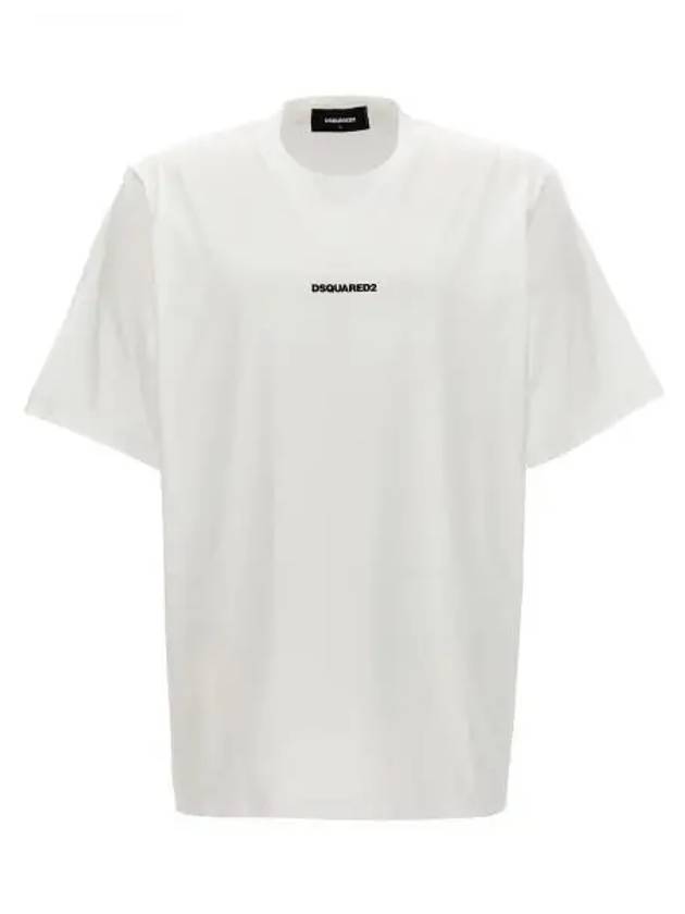 24 Logo Cotton T Shirt S71GD1424 D20020 100 - DSQUARED2 - BALAAN 1