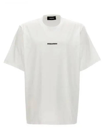 24 Logo Cotton T Shirt S71GD1424 D20020 100 - DSQUARED2 - BALAAN 1