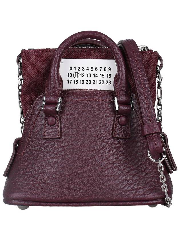 5AC Classic Baby Shoulder Bag Bordeaux - MAISON MARGIELA - BALAAN 4