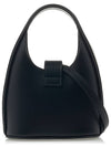 Women's Gancini Soft Mini Tote Bag 21 3978 NERO CALF 0764454 - SALVATORE FERRAGAMO - BALAAN 3